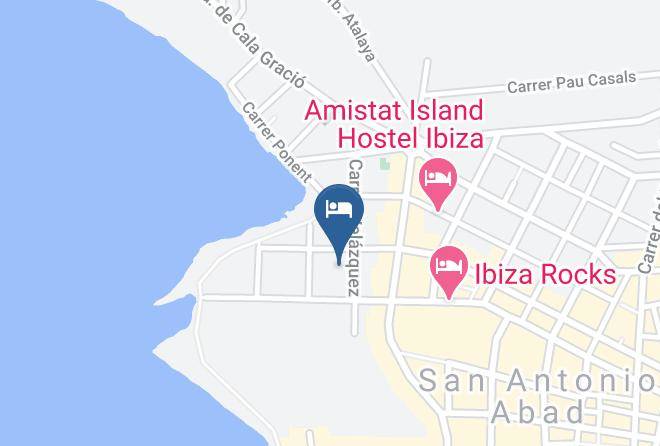 Hotel Gran Sol Ibiza Map