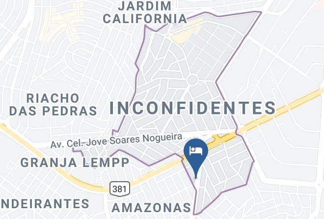 Contagem - Hotel Gran Solar Maps