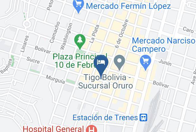 Cercado - Hotel Gran Sucre Maps