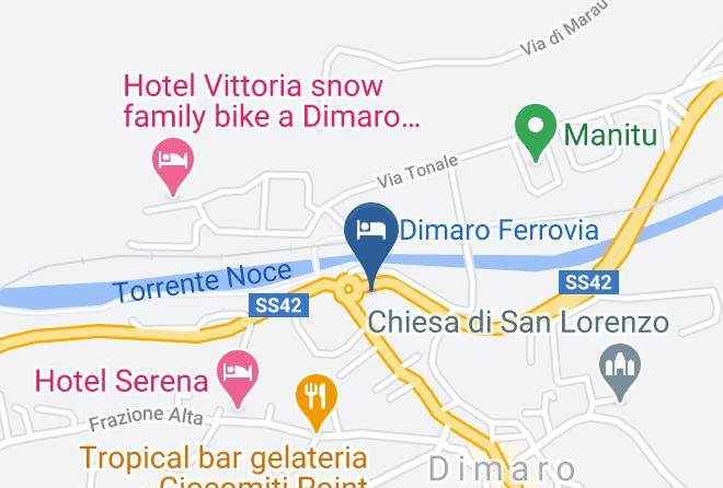 Trento - Hotel Gran Vacanze Valvernic Maps
