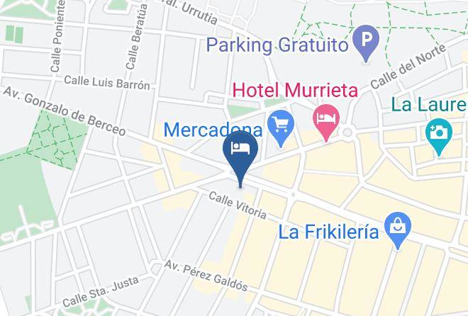 Hotel Gran Via Logrono Map