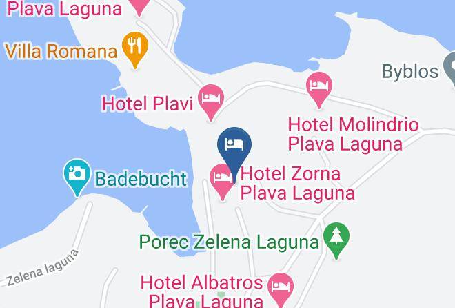 Porec - Hotel Gran Vista Plava Laguna Maps