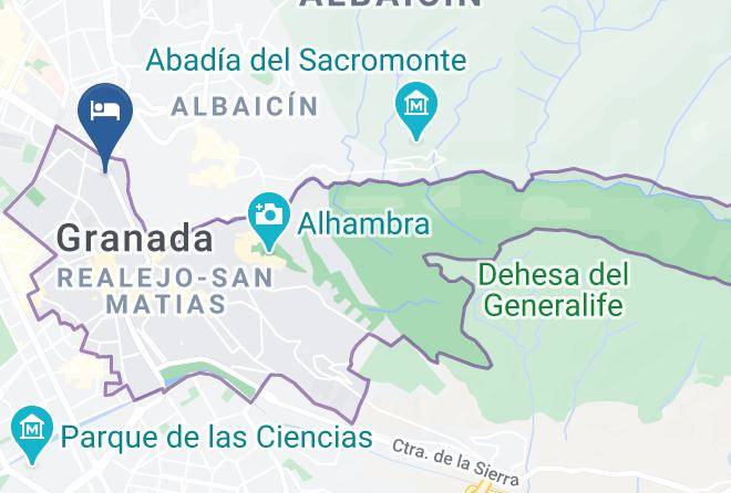 Granada - Hotel Granada Centro Maps
