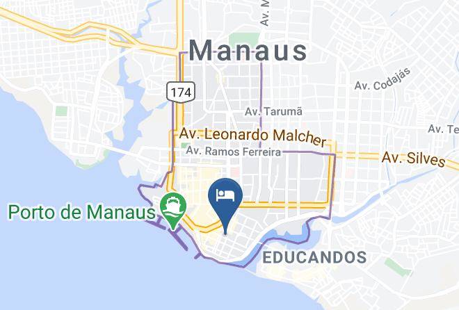 Manaus - Hotel Granada Ii Maps