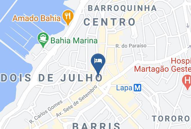 Salvador - Hotel Granada Maps