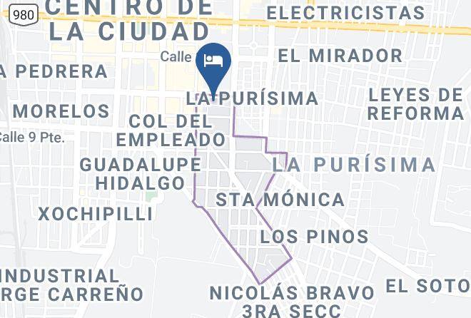 Tehuacan - Hotel Granada Maps