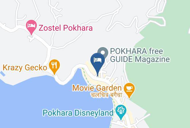Pokhara - Hotel Granate Rouge Maps