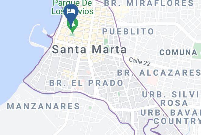 Santa Marta - Hotel Granate Maps