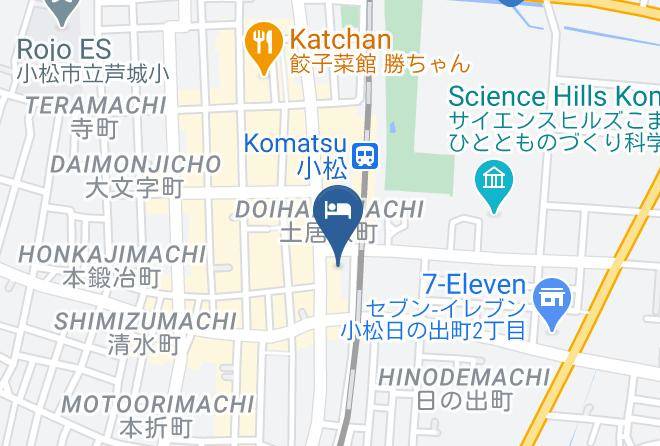 Komatsu City - Hotel Granbinario Komatsu Maps