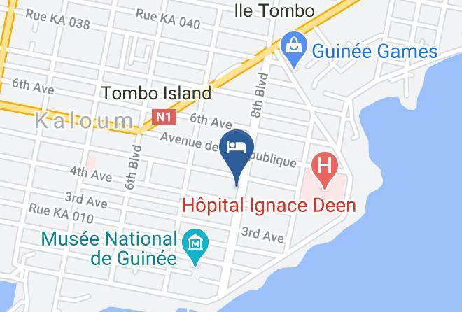 Kaloum - Hotel Grand Ami Maps