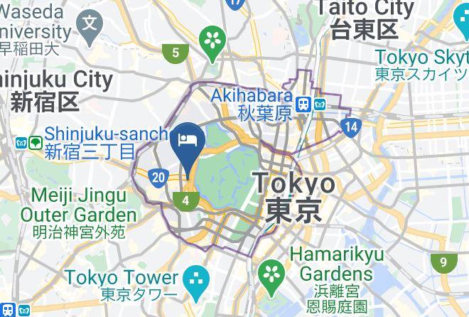 Chiyoda Ward - Hotel Grand Arc Hanzomon Maps