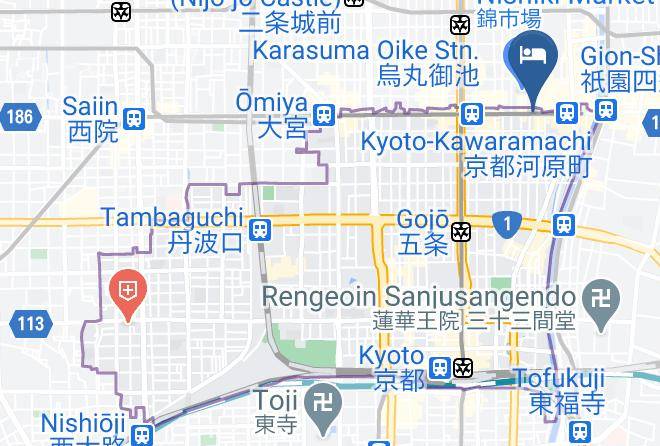 Kyoto City Shimogyo Ward - Hotel Grand Bach Kyoto Select Maps