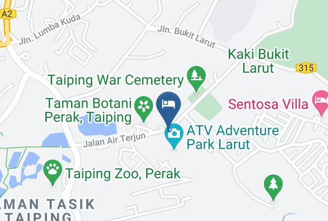 Larut - Hotel Grand Baron Taiping Maps