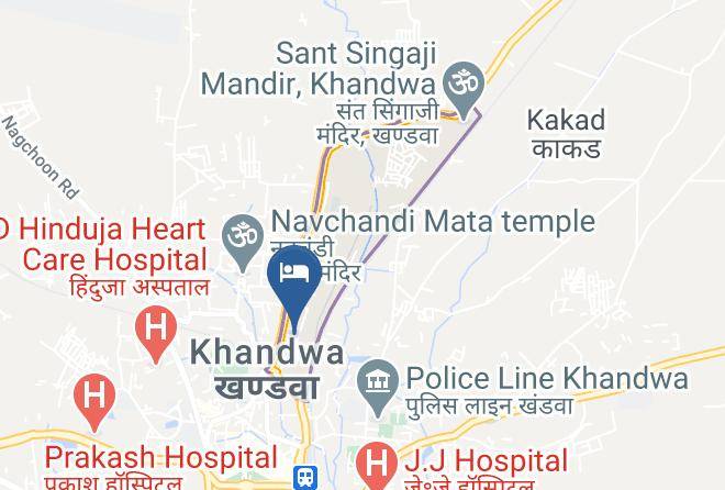 Khandwa - Hotel Grand Barrack Maps