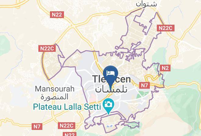 Tlemcen - Hotel Grand Bassin Maps
