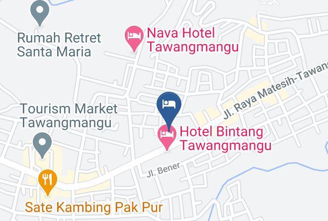 Hotel Grand Bintang Tawangmangu Map