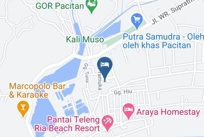 Pacitan Regency - Hotel Grand Bromo Maps