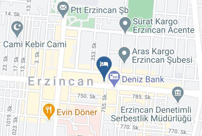 Hotel Grand Burcu Map