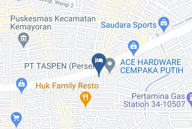 Central Jakarta - Grand Cempaka Business Hotel Maps