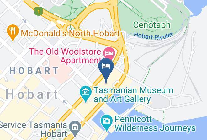Hobart - Hotel Grand Chancellor Hobart Maps