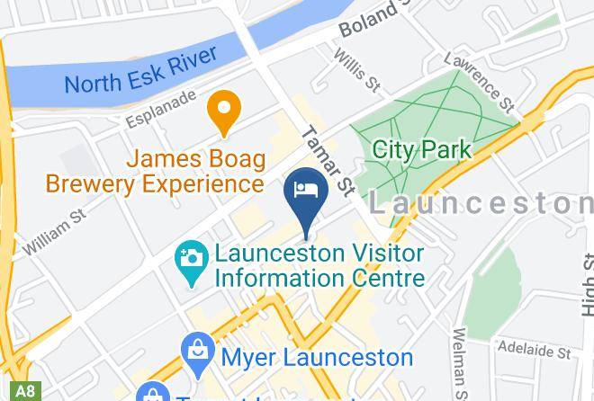 Launceston - Hotel Grand Chancellor Launceston Maps