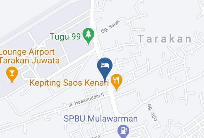 Kota Tarakan - Hotel Grand Citra Maps