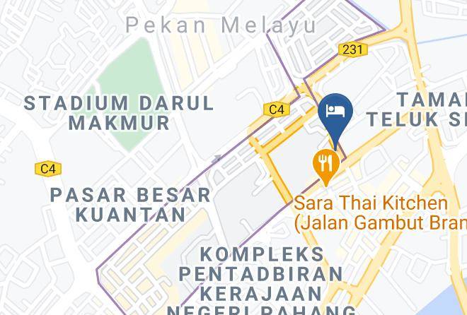 Kuantan District - Hotel Grand Continental Kuantan Maps