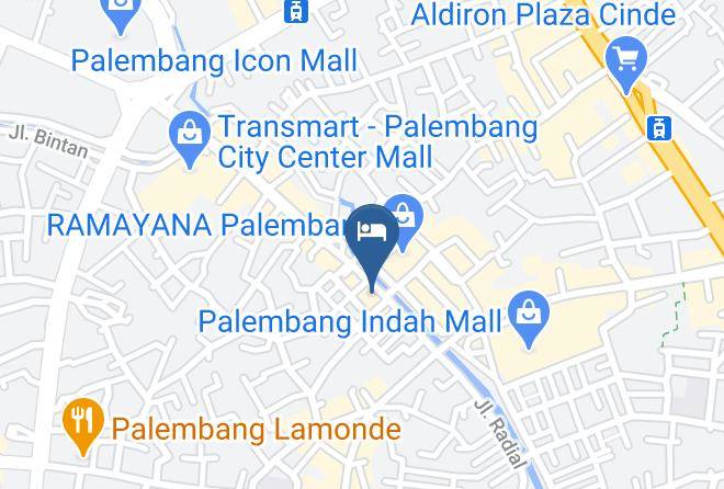 Palembang - Hotel Grand Duta Syari'ah Maps