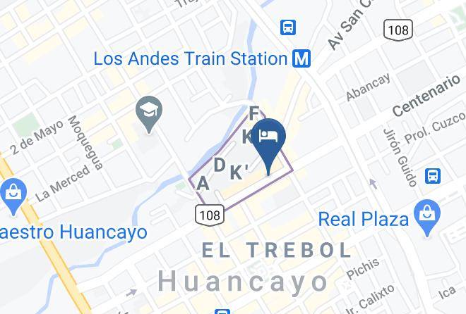Huancayo - Hotel Grand Emperador Maps