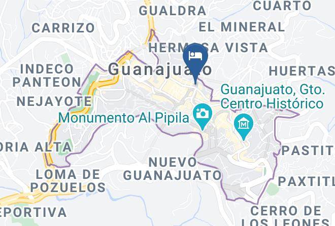 Guanajuato City Centre - Hotel Grand Guanajuato Maps