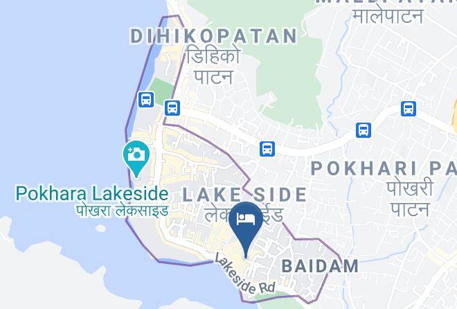 Pokhara - Hotel Grand Holiday Maps