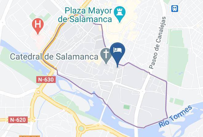 Salamanca - Hotel Grand Hotel Don Gregorio Maps