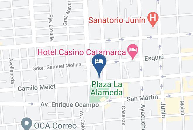 Catamarca City - Hotel Grand Hotel Maps