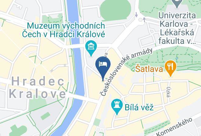 Hradec Kralove - Hotel Grand Maps