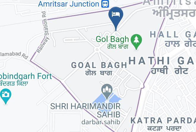 Amritsar - Hotel Grand Hridey Maps