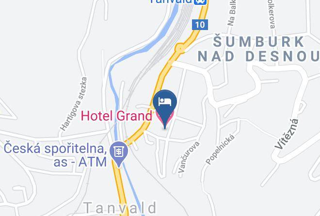 Jablonec Nad Nisou - Hotel Grand Maps