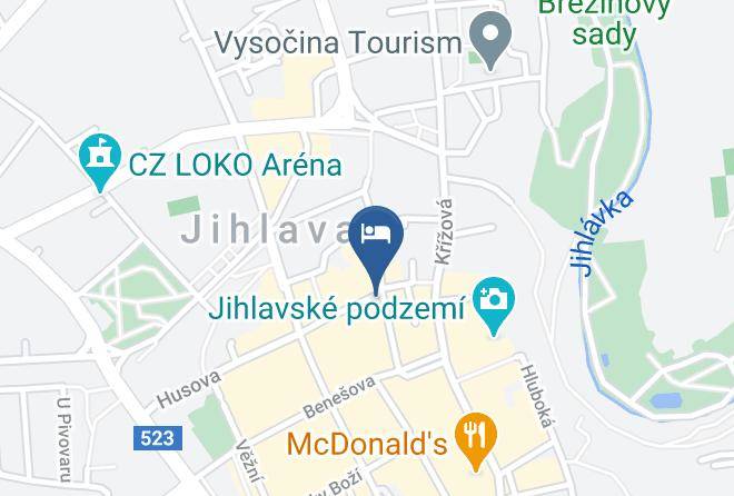Jihlava - Hotel Grand Maps