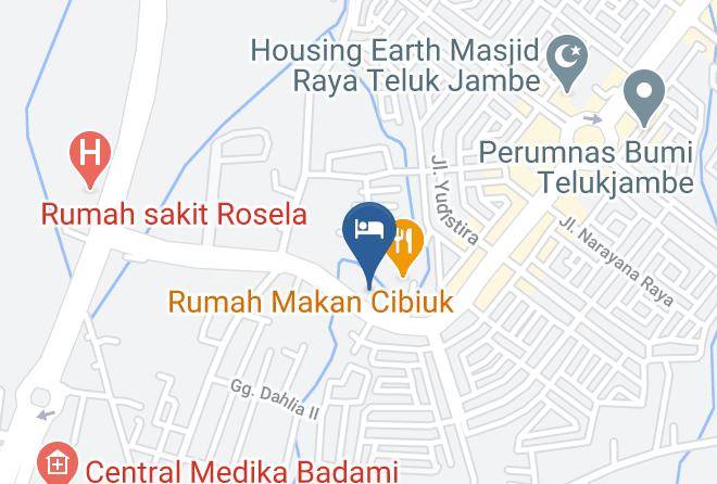 Karawang Regency - Hotel Grand Kenari Maps