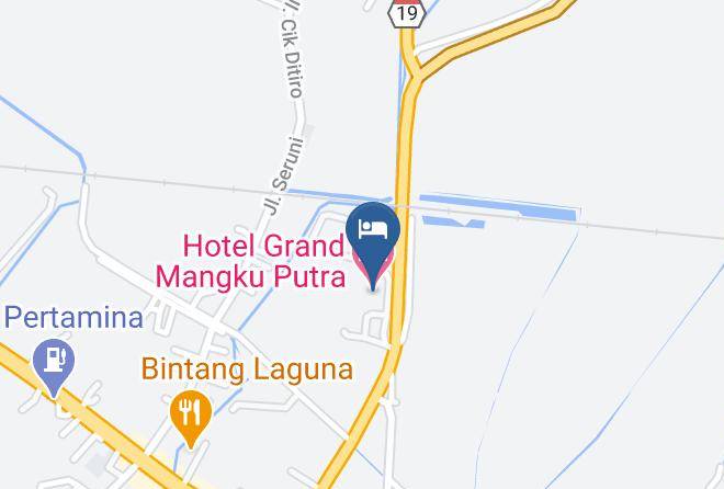 Hotel Grand Mangku Putra Map