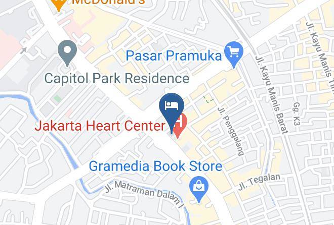 Jakarta Timur - Hotel Grand Menteng Maps