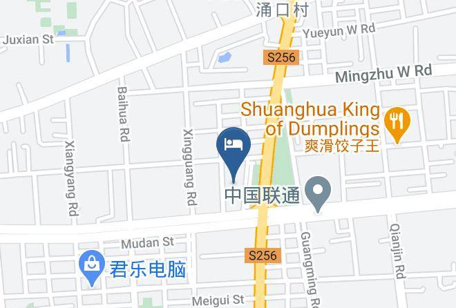 Dongguan - Cinese Hotel Dongguan Shijie Maps
