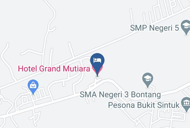 Kota Bontang - Hotel Grand Mutiara Maps