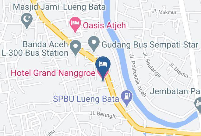 Kota Banda Aceh - Hotel Grand Nanggroe Maps