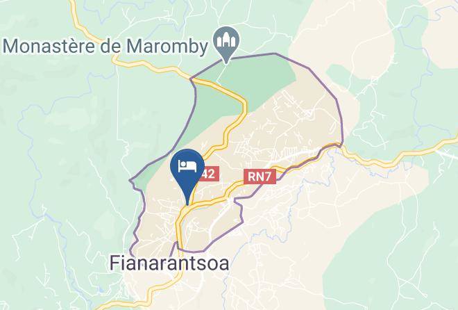 Fianarantsoa I - Hotel Grand Palais Maps