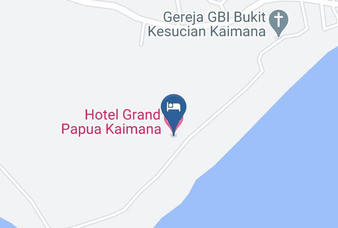 Kaimana Regency - Hotel Grand Papua Kaimana Maps