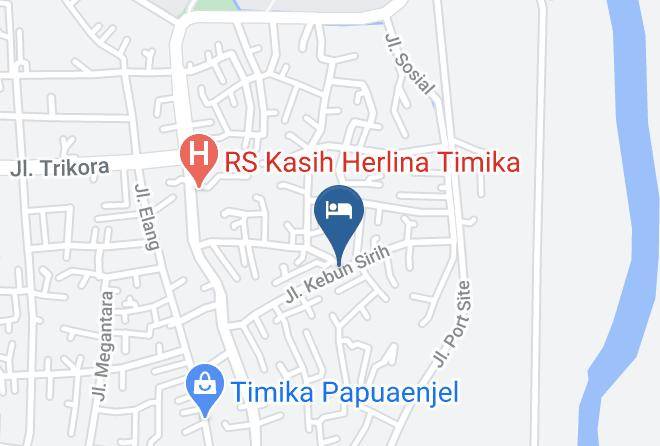 Mimika Regency - Hotel Grand Papua Maps