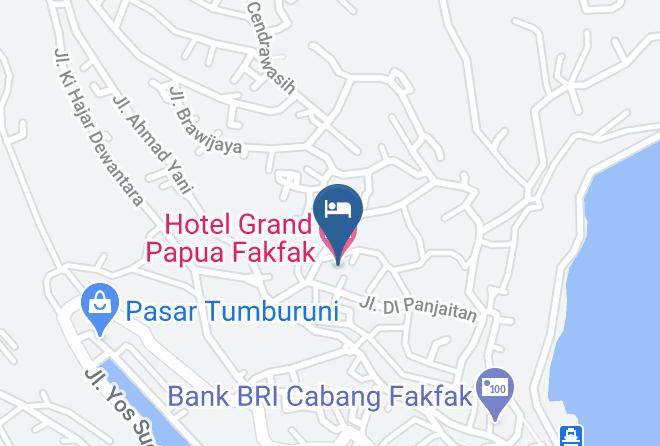 Fakfak Regency - Hotel Grand Papua Fakfak Maps