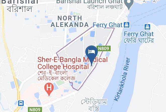 Barisal - Hotel Grand Park Barisal Maps