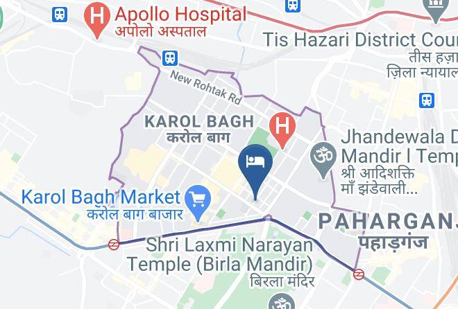 Karol Bagh - Hotel Grand Park Inn Maps