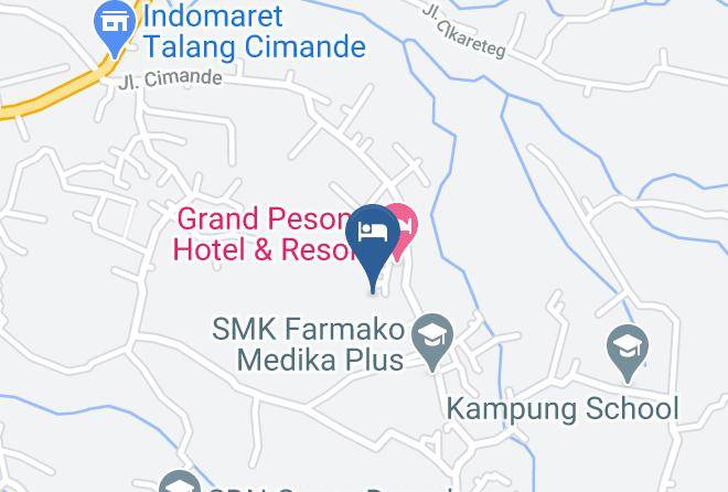 Bogor Regency - Hotel Grand Pesona Maps